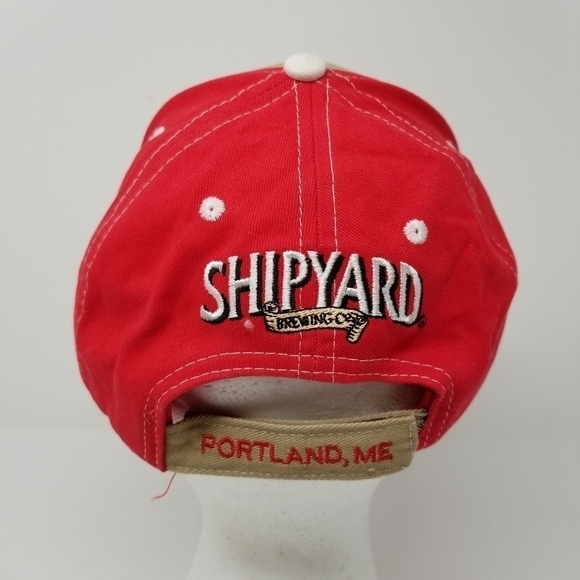 Shipyard Brewery Portland Maine Brewing Monkey Fist Stitched Hat Cap Embroidery - Picture 7 of 15